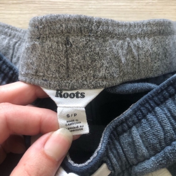 Roots Blue and Black Casual Shorts - Picture 6 of 7